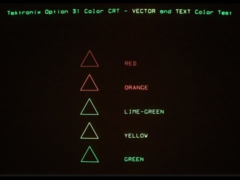 FIVE COLORS on Tektronix 4054A