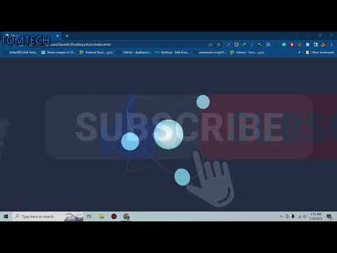 build atom animation with html and css