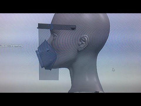 covid 19 face mask3d printing live,
