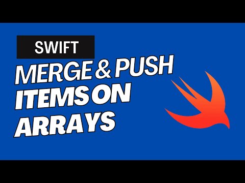 Swift: How to merge and push items to an arrays using + and += symbols