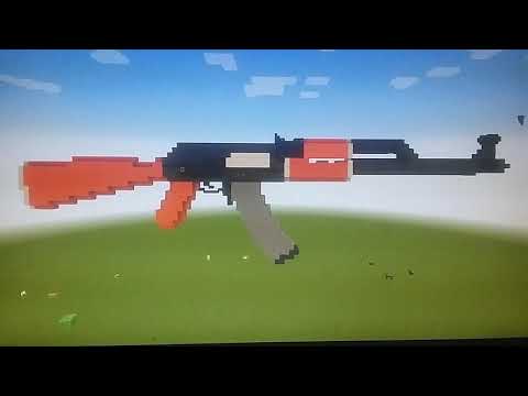 Minecraft | Review khẩu súng AK 47 mà mình vừa xây