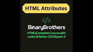 HTML Attributes (part-3) #html #htmlbasics #htmlattributes #webdevelopment