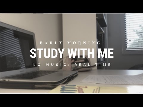 STUDY WITH ME BEFORE SCHOOL
