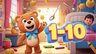Count 1-10 | Counting House Song for Kids 🏠 Learn Numbers 1-10 with Everyday Items!