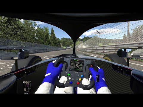Cruising the Ring in a Formula 4 open wheeler