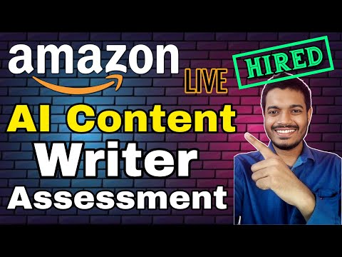 Amazon AI Content Writer Assessment Test | 2024