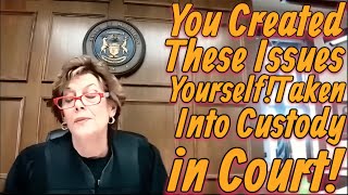 Savage Judge DROPS THE HAMMER — Defendant ARRESTED on the Spot!