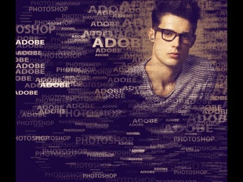 Text Effect, Text Portrait Effect | Photoshop Tutorial