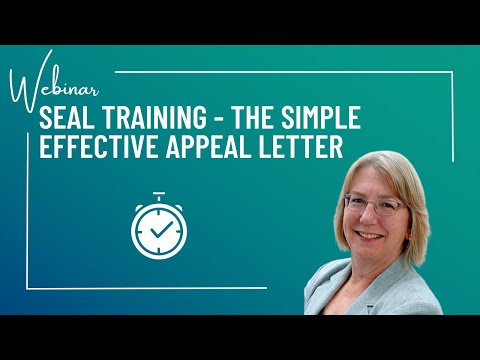 SEAL Training - The Simple Effective Appeal Letter
