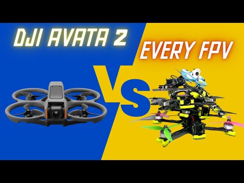 DJI AVATA 2 vs FPV drone - Can a beginner keep up? / Quadmula Siren F5 / Botgrinder Grinderino