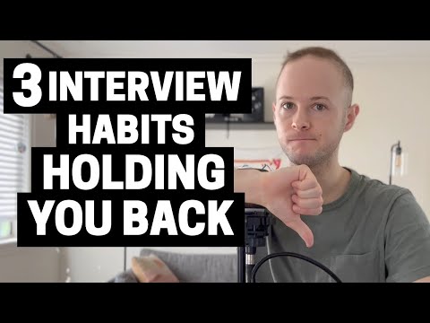 SELF-TAUGHT PROGRAMMER EXPLAINS: The 3 Interview Habits Holding You Back