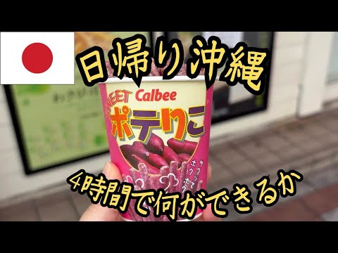 【ANA SFC修行】沖縄に滞在たったの4時間！それでも楽しむ旅Vlog