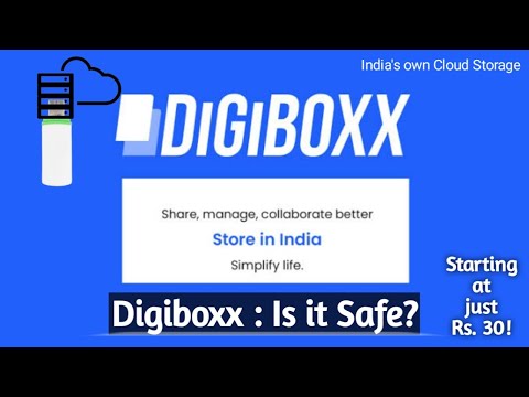 Digiboxx India: Is it safe? | India's own cheap Cloud Storage Review