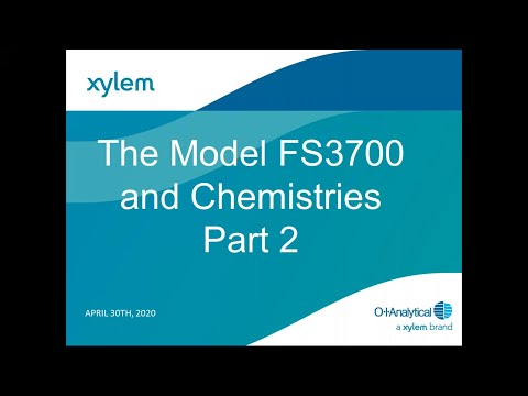 Webinar - Introduction to Automated Chemistry Analyzers - OI Analytical FS 3700 Analyzer