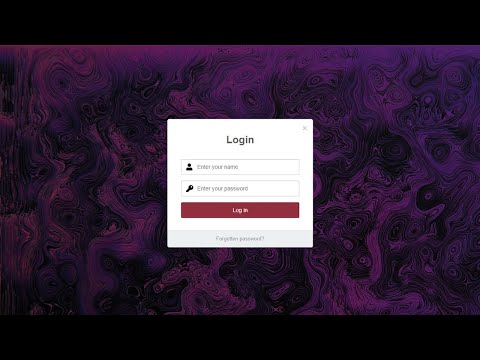 Simple Bootstrap-Like Modal Login Form Without Bootstrap CSS (HTML & CSS)