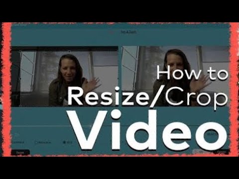 How to resize/ crop a video | cloud drive | apple explore