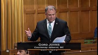 Gord Johns speaks in the House of Commons about CPP for Seniors