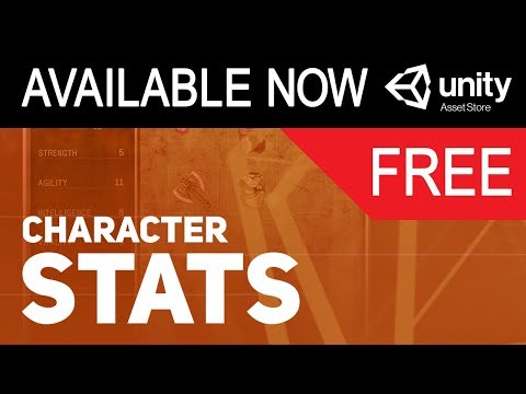 Character Stats - Free Unity Asset