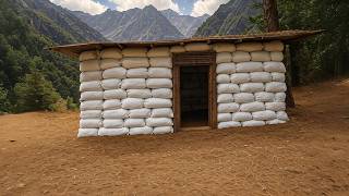 Off-Grid Mastery: Stunning Sand Shelter in Deep Forest - Survival 2025