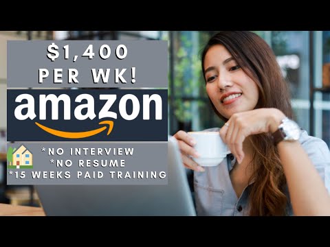 Amazon is Hiring Remote! $1,400 Per Week | No Interview | Remote Work From Home Jobs 2024