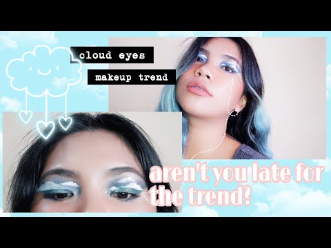 ☁️ cloud eyes ☁️ || makeup tutorial but not really