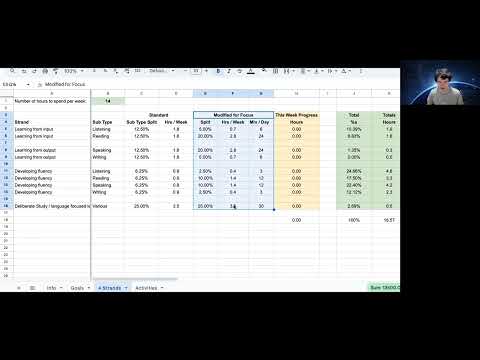4 Strands (Paul Nation) Study Planner & Tracker