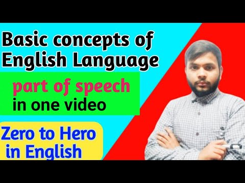 basic concepts of English Language|| part of speech|| by Sanjeev sir|| basic English