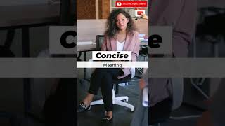 Concise (meaning & examples) #shorts