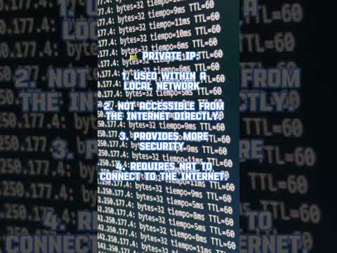The differences between public and private IP addresses #networkengineer #ccna #cybersecurity