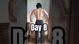Day 8 of calisthenics transformation #shorts #calisthenics  #fitnessvlog #gym #minivlog #pullups