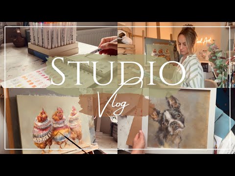 A Relaxing Studio Vlog and Is This the End of My Pet Portrait Business?