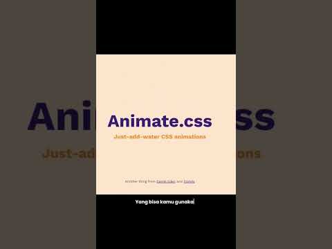 Bikin animasi website tanpa harus coding #css3 #html #javascript