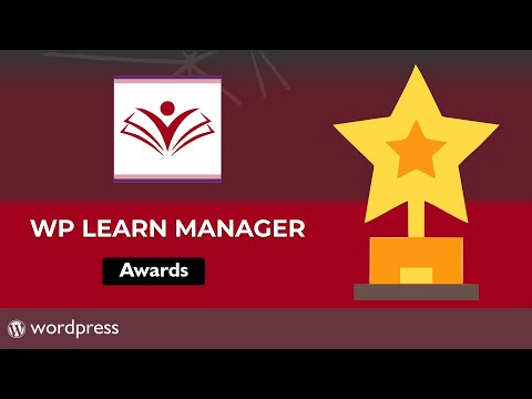 Award System in WP Learn Manager - Best WordPress LMS plugin for Free