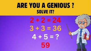"50 Genius Math Puzzles: Can You Solve Them All? | Brain Bash"