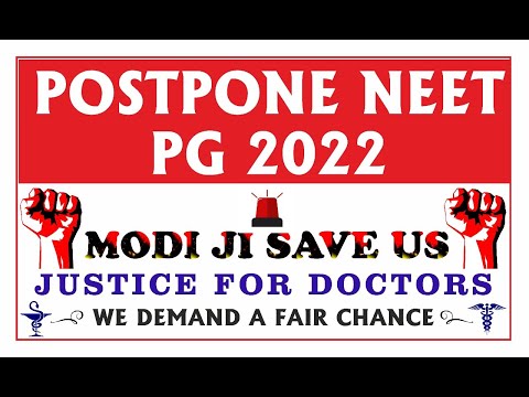LIVE :: NEET PG 2022 POSTPONE - PAN INDIA PROTEST