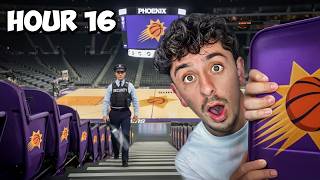 I Survived 24 Hours in an Actual NBA Arena!