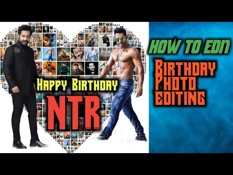 how to Birthday Photo editing Telugu ||@PETGFXEDITOR