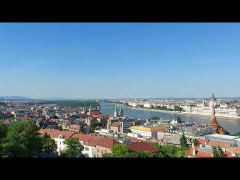 Budapest city view from Castle