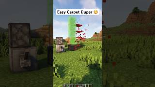 Easy Carpet Duper Farm in Minecraft 1.21+ #minecraft #minecrafttutorial #viral #viralvideo