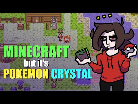 MINECRAFT but it's POKEMON CRYSTAL (PokeWilds)