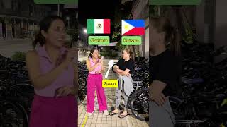 Mexican Spanish Vs Filipino 🇲🇽🇵🇭 Have many words similar to Spanish  #learningspanish