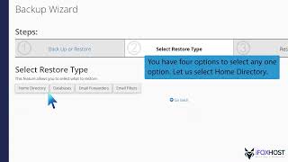 How to restore a backup in cPanel with iFOX HOST