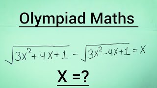 A wonderful Algebra Problem | harvard test | advance Maths for Competitive Exams | Olympiad maths|