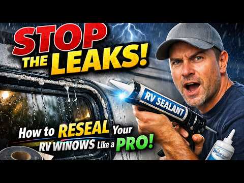 Stop the Leaks! How to Reseal Your RV Windows Like a Pro