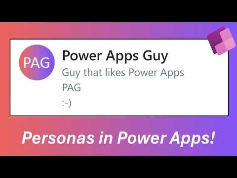 Power Apps Modern Persona Control using Fluent 2 Design | Fluent 2 Component