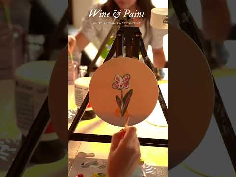Wine and paint experience
