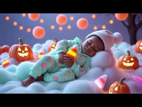 🎃 Brahms Lullaby & Halloween Night Calm 👻 Baby Sleep Music for Peaceful Dreams ✨