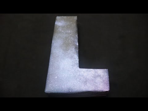 L செய்யும் முறை | How to make L with Paper  | Home Decoration| DIY | Wall Decoration | easy | simple