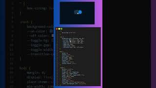 Toggle Button Using HTML CSS and JS #shorts
