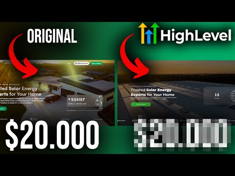 I Recreated A $20k Website In GoHighLevel